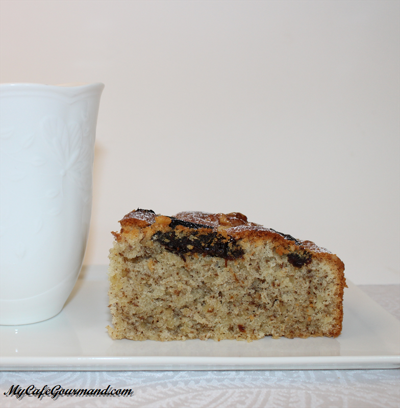 Gateau Aux Noix Et Aux Pruneaux Mon Cafe Gourmand