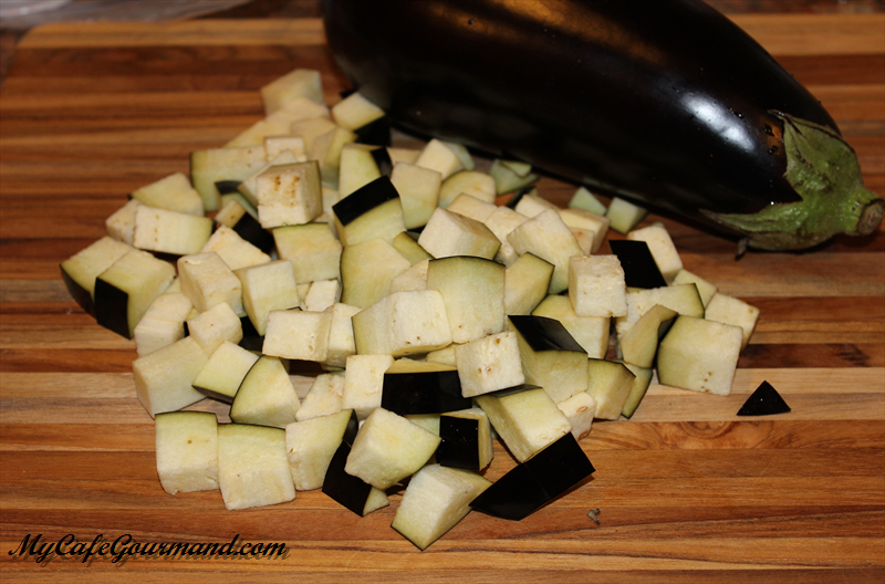Oven Roasted Eggplant Cubes My Café Gourmand