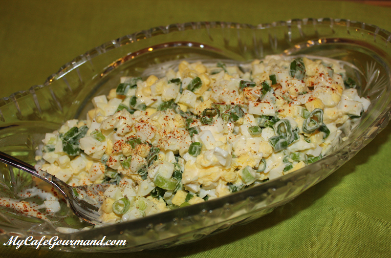 Spring Egg Salad With Green Onion